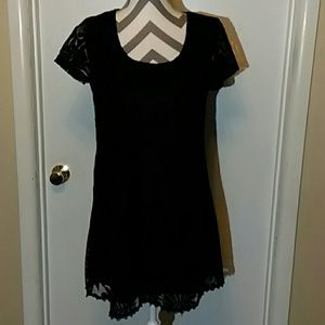 NWT Black Daisy Lace Forever 21 Dress